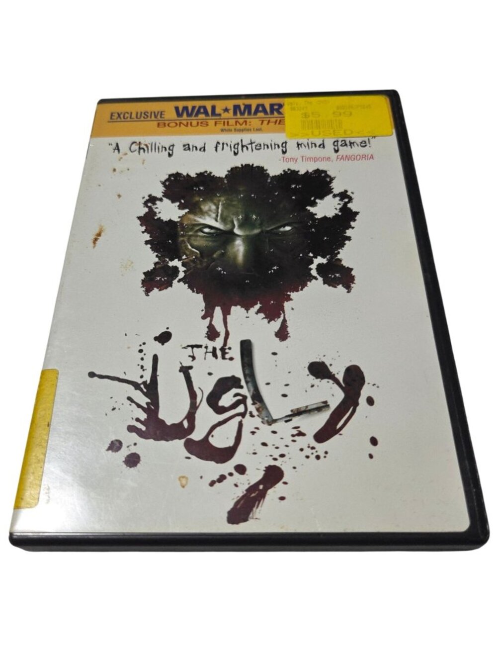 The Ugly DVD Walmart Exclusive Bonus Film Horror Movie Psychological Thriller